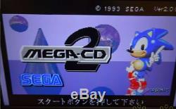 SEGA Mega-CD 2 Console + Mega Drive 2 Pad Strom- & TV-Cabel Good Condition