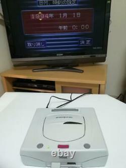 SEGA SATURN Console System HST-0014 Boxed Very Good Condition Tested Perfect JPN