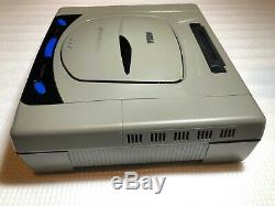 SEGA Saturn Console HST-3200 Gray Very Good Condition Box tested Japan