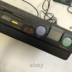 SHARP Twin Famicom Black AN-505BK Game Console Showa Retro Very Good Condition