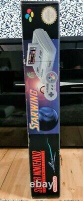 SNES Super Nintendo Starwing Console Edition Boxed Very Good Condition