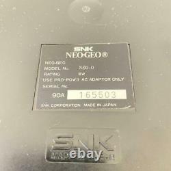 SNK NEO GEO AES Console System Boxed Good Condition Tested
