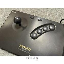 SNK NEO GEO AES Console System with Lot 2 Games Very Good Condition 220310-01
