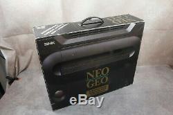 SNK NEO GEO AES console good condition Japan import system boxed US seller