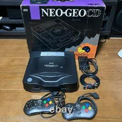 SNK NEO GEO CD Console System Boxed Very Good Condition with Lot 4 Games Tested