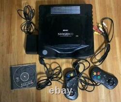SNK NEO GEO CD Console System Very Good Condition with Game Soft Tested Perfect