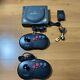 Snk Neo Geo Cdz Console System With 2 Controllers & Cables Tested Good Condition