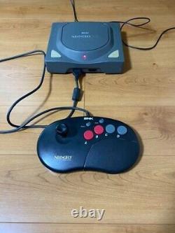 SNK NEO GEO CDZ Console System with 2 Controllers & Cables Tested Good Condition