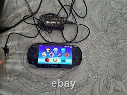 SONY PS Vita PCH-1001 Black Model With Charger Good Condition