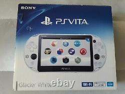 SONY PS Vita PCH-2000 ZA22 GLACIER WHITE Wi-Fi model Very Good Condition