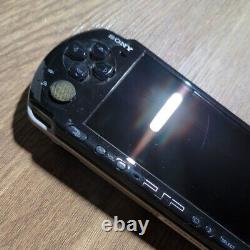 SONY PlayStation PSP-3000 Piano Black Good Condition F/S Japan