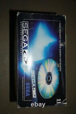 Sega CD Model 1 System Console Complete in Box #58 GOOD Shape
