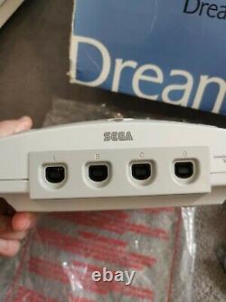 Sega Dreamcast Boxed Console + Controller + Cables Good Condition
