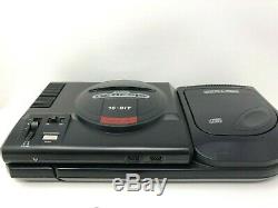 Sega Genesis CD Model 2 Complete System Console Good Condition Used 3 Games