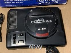 Sega Genesis Model 1 Core System Console with Box GOOD Shape