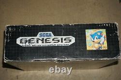 Sega Genesis Model 1 System Console Complete in Box #254 with Sonic GOOD Shape