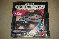 Sega Genesis Model 1 System Console Complete in Box #258 GOOD Shape