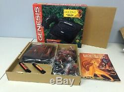 Sega Genesis Model 2 Lion King Bundle In Box With Guide- Good Shape Tested