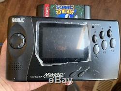Sega Genesis Nomad System LCD Screen Upgrade Glass Lens Good Condition