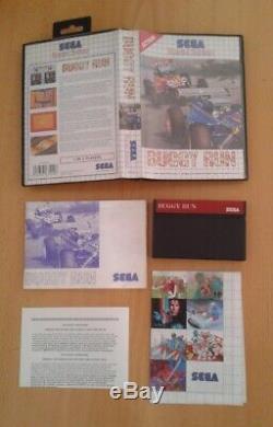 Sega Master System Buggy Run Complete In Box Cib Very Good Condition Rare+++