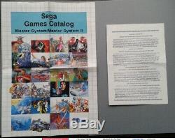 Sega Master System Masters Of Combat Boxed Cib Very Good Condition Rare++