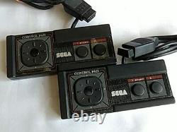 Sega Master System Video Games Console Black Japan Good Condition MHRU