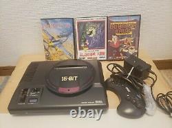 Sega Mega Drive Console System Japan GOOD CONDITION + GAMES
