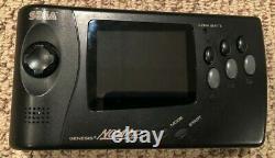 Sega Nomad Genesis with New TFT LCD, Capacitors, and Glass. Good Condition
