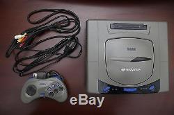 Sega Saturn console gray very good condition Japan SS system US Seller