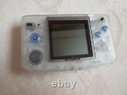 Snk neo geo pocket color clear console system Tested Work -good condition