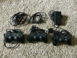 Sony PS2 Slim Bundle (Very Good Condition, Fully Tested) Complete 35 Games