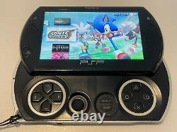 Sony PSP GO Black System Console Good Condition Tested with Case and Data Cable