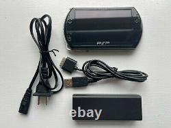 Sony PSP Go PSP-N1000 Piano Black 100% OEM + Wall Charger Very Good Condition