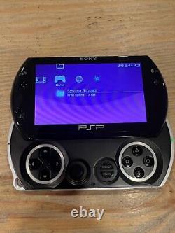Sony PSP Go PSP-N1000 Piano Black 100% OEM + Wall Charger Very Good Condition