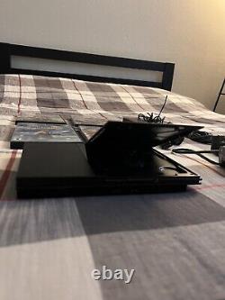 Sony PlayStation 2 Slim Black PS2 Console Lot GOOD CONDITION