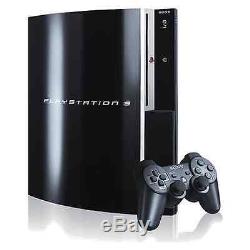 Sony PlayStation 3 80GB Piano Black Console Good Condition