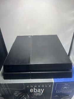 Sony PlayStation 4 PS4 500GB Jet Black Console, POWER + HDMI C- Good Condition