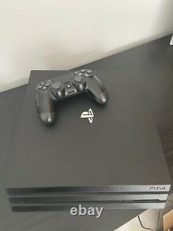 Sony PlayStation 4 PS4 Pro 1TB Black Console Very Good Condition