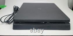 Sony PlayStation 4 PS4 Slim 500GB Black Console Tested GOOD CONDITION