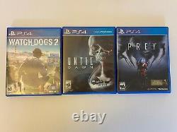 Sony PlayStation 4 PS4 Slim 500GB Black (Used, Very Good Condition) + 3 Games