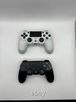 Sony PlayStation 4 Slim 1 TB PS4 Black Two Controllers Included Good Condition