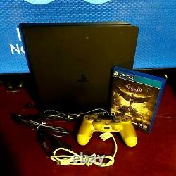 Sony PlayStation 4 Slim 1TB Jet Black Console Very Good Condition