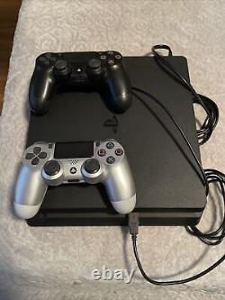 Sony PlayStation 4 Slim 500GB Black Console Very Good Condition (barely Used)