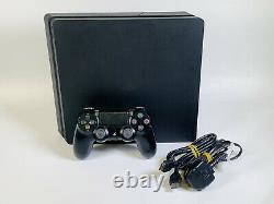 Sony PlayStation 4 Slim 500GB Console Matte Black GOOD CONDITION