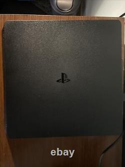Sony PlayStation 4 Slim 500GB Jet Black Console Good Condition