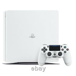 Sony PlayStation 4 Slim 500GB White Console Very Good Condition