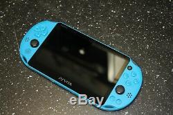 Sony PlayStation PS Vita Slim PCH-2001 Blue Used Very Good Condition