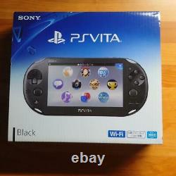 Sony PlayStation Vita PS Vita PCH-2000 ZA11 Black Very Good Condition Japan