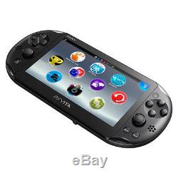 Sony PlayStation Vita Slim Black Handheld System Very Good Condition