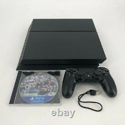 Sony Playstation 4 Black 500GB Good Condition with Controller + Game